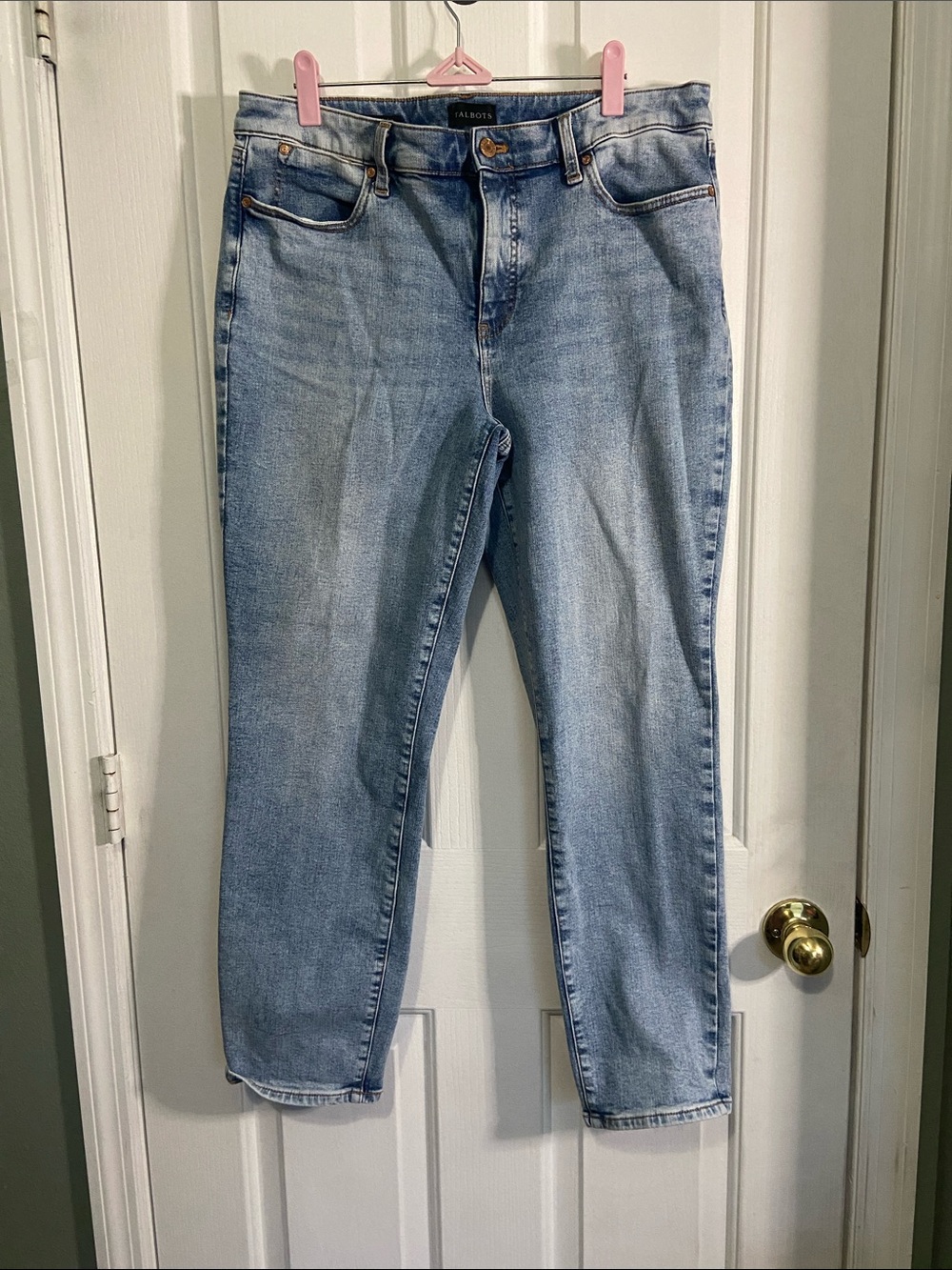 Talbots Light Blue Straight-Leg Women's Jeans